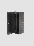 POCHE 109 - Black Leather wallet - thumb image 5,side view