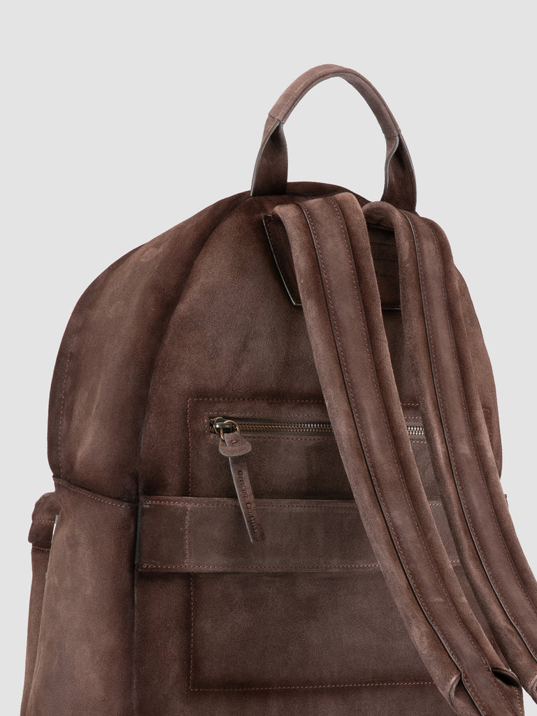 OC PACK 001 - Taupe Suede Backpack