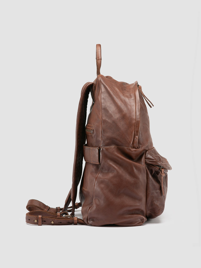 OC PACK 004 - Brown Leather Backpack Officine Creative - 3
