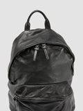 OC PACK 004 - Black Leather Backpack - thumb image 2,side view