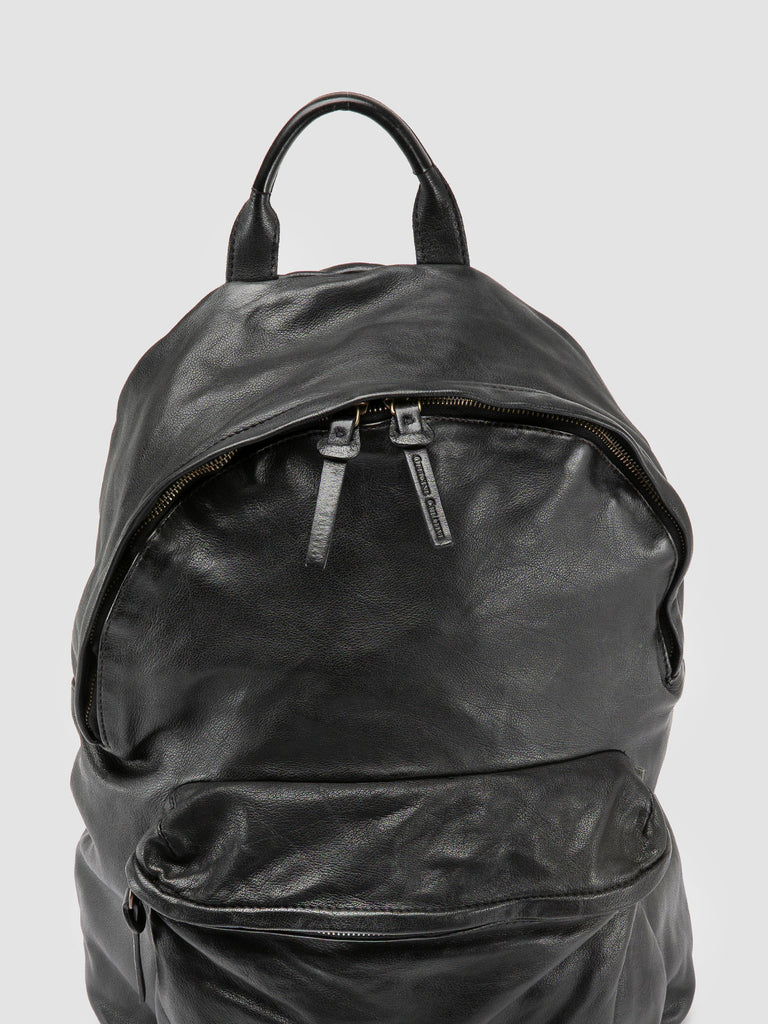OC PACK 004 - Black Leather Backpack Officine Creative - 2