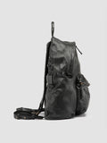 OC PACK 004 - Black Leather Backpack - thumb image 3,side view