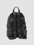 OC PACK 004 - Black Leather Backpack - thumb image 4,side view