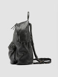 OC PACK 004 - Black Leather Backpack - thumb image 5,side view