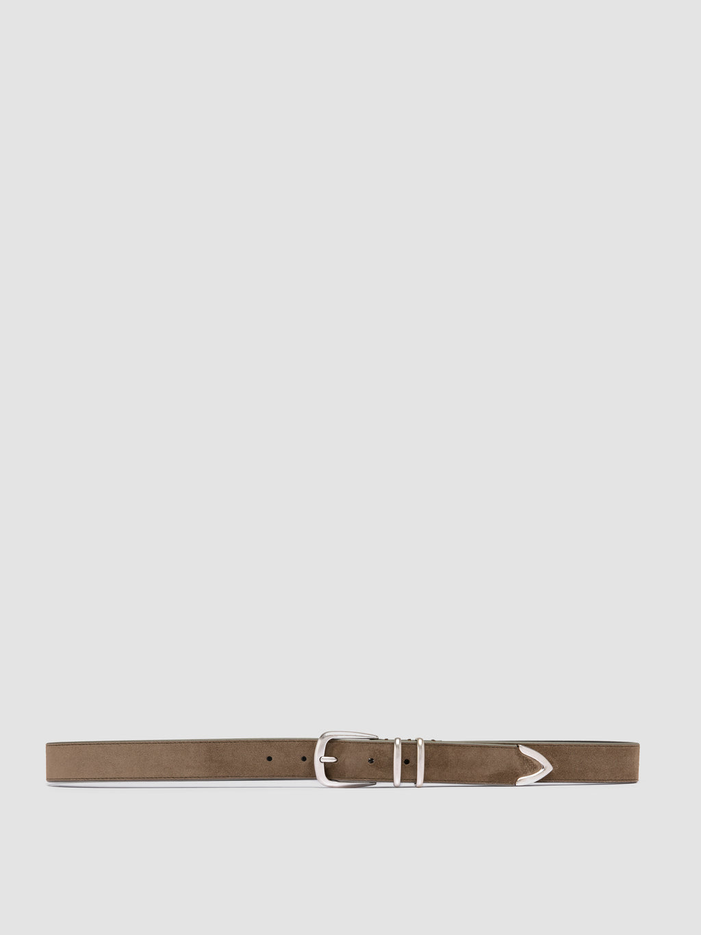 OC STRIP 074 - Taupe Suede Belt - image 1,side view