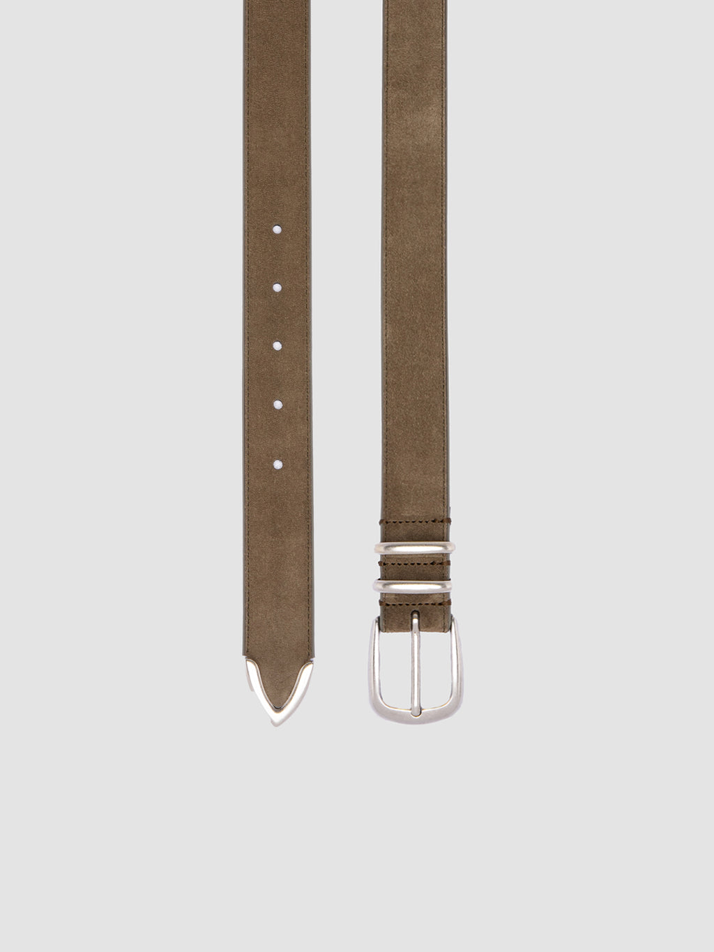 OC STRIP 074 - Taupe Suede Belt - image 2,side view