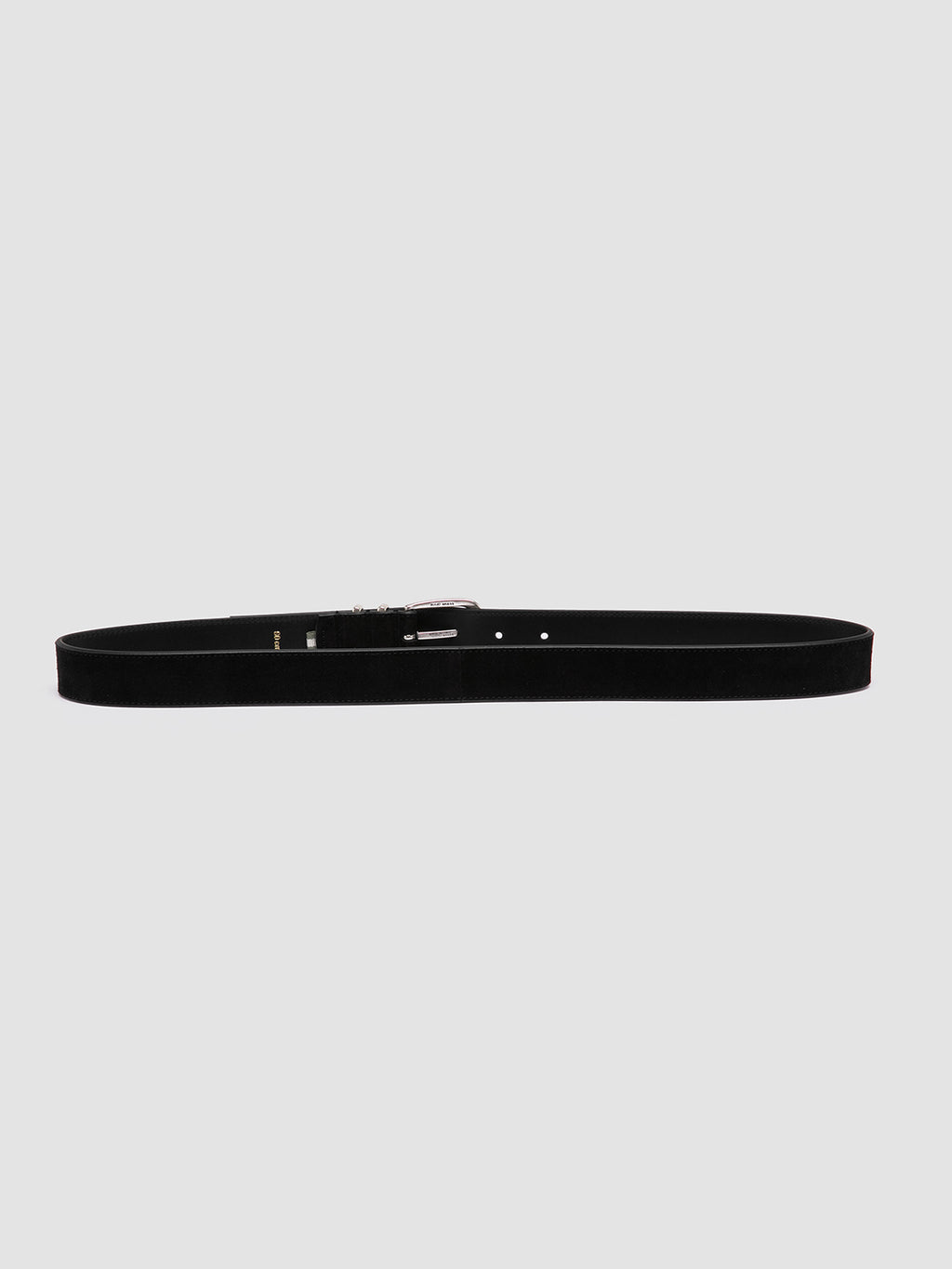 OC STRIP 074 - Black Suede Belt - image 3,side view