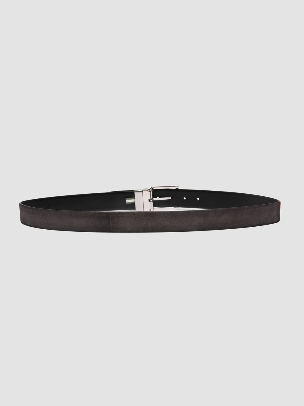 OC STRIP 104 - Black Leather Belt - image 3,side view