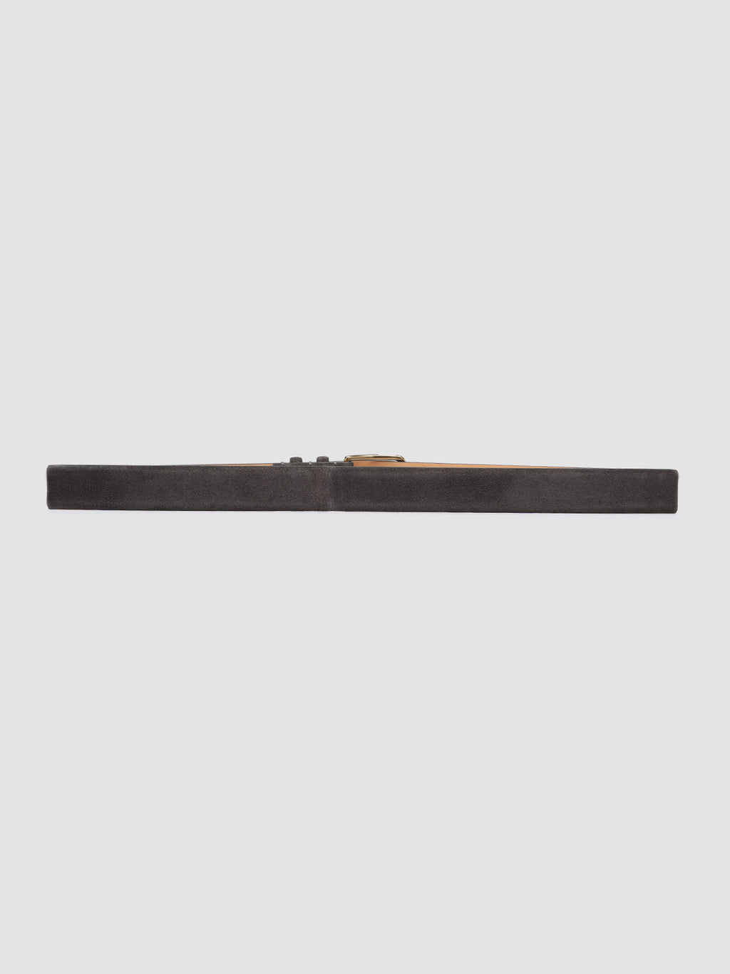 OC STRIP 33 - Grey Suede belt - image 3,side view