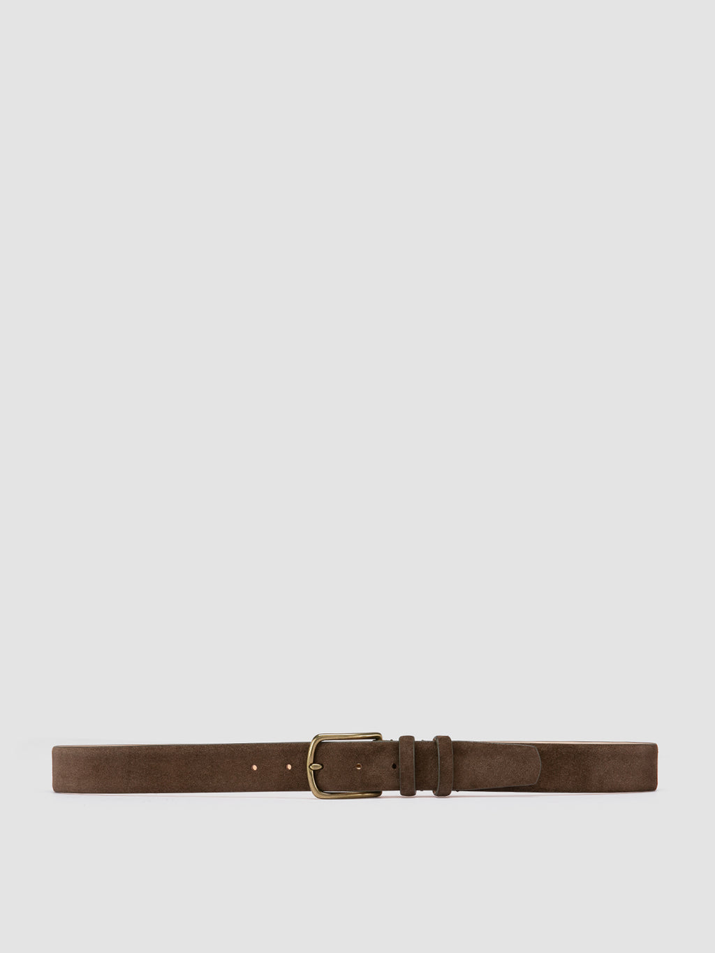 OC STRIP 33 - Taupe Suede belt - image 1,side view