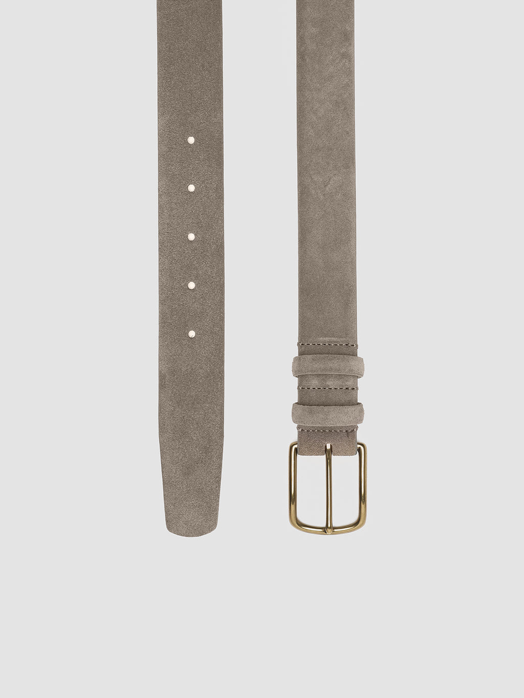 OC STRIP 33 - taupefarbener Wildledergürtel - image 2,side view
