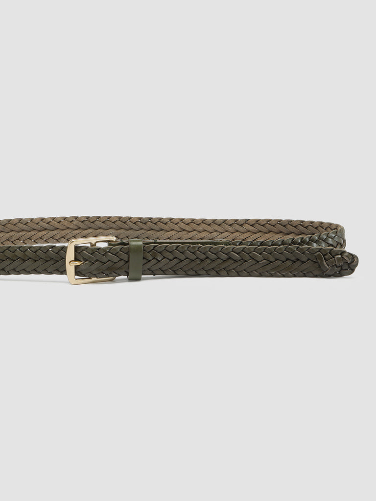 OC STRIP 054 - Green Leather Belt Officine Creative - 4