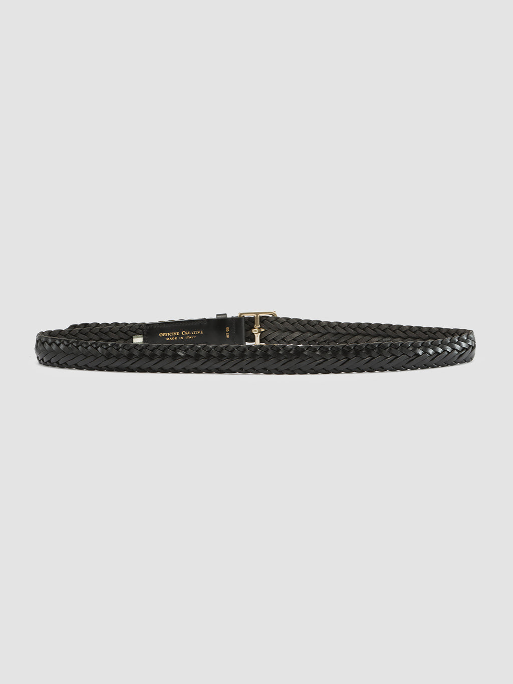 OC STRIP 054 - Black Leather Belt - image 3,side view