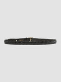 OC STRIP 054 - Black Leather Belt - thumb image 3,side view