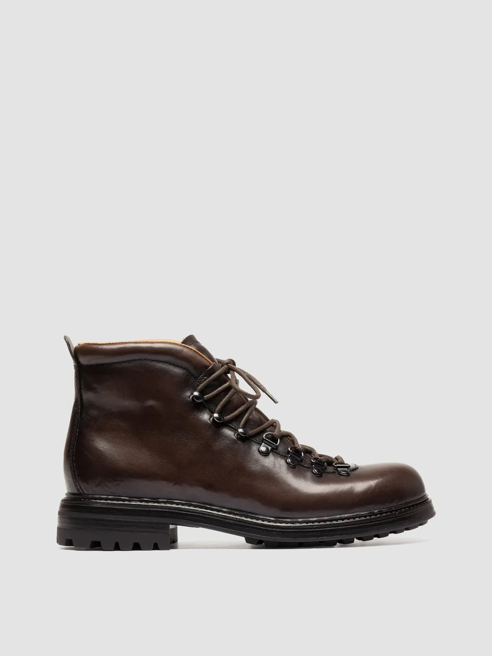 3164 07 - Braune Schnürstiefel aus Leder - image 1,side view