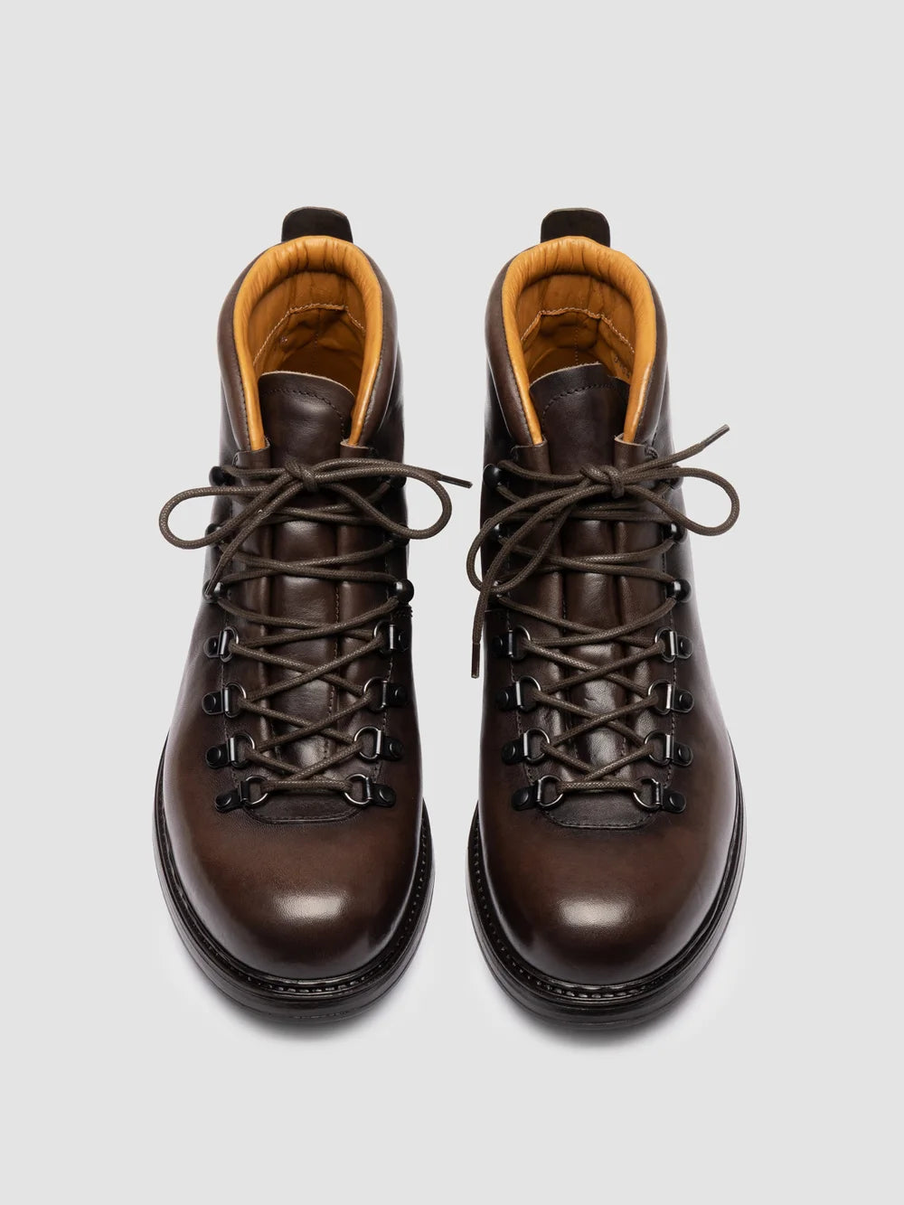 3164 07 - Braune Schnürstiefel aus Leder - image 2,side view