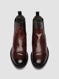 ACADEMIA 002 - Burgundy Leather Chelsea Boots - thumb image 2,side view