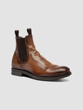 ACADEMIA 002 - Brown Leather Chelsea Boots - thumb image 3,side view