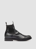 ACADEMIA 002 - Schwarze Chelsea-Stiefel aus Leder - thumb image 1,side view