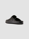 AGORÀ 012 - Black Leather Mule Sandals - thumb image 4,side view