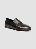 AIRTO DD 001 - Braune Penny-Slipper aus Leder - thumb image 3,side view
