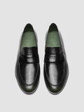 AIRTO DD 001 - Black Leather Penny Loafers - thumb image 2,side view