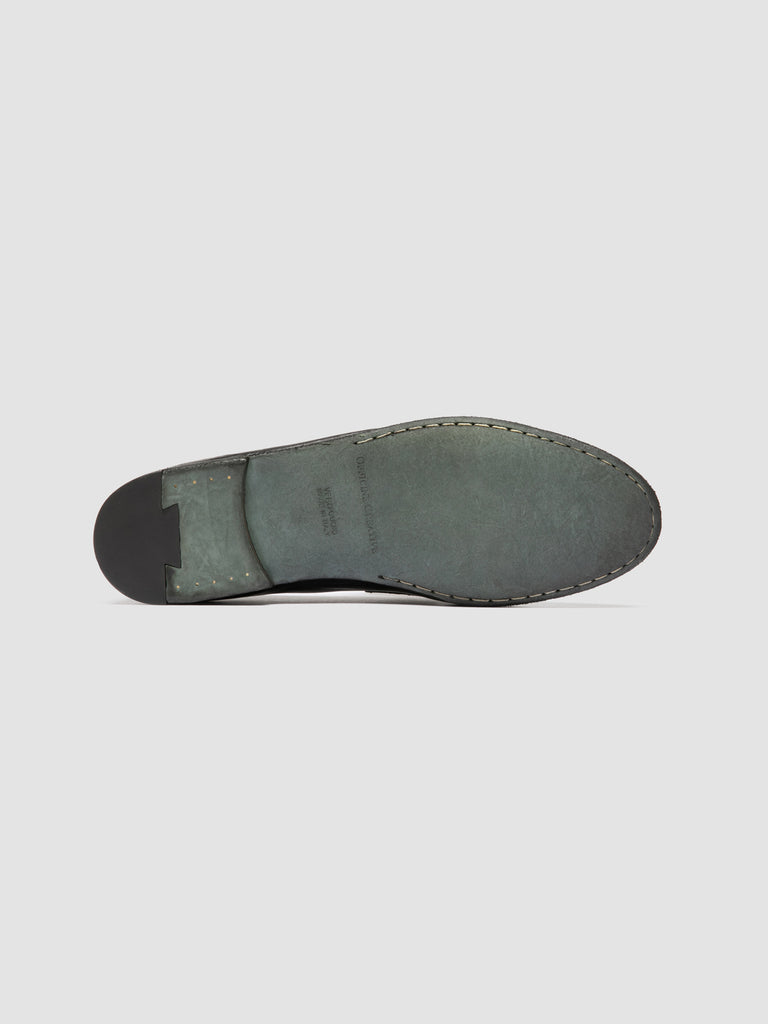 AIRTO DD 001 - Black Leather Penny Loafers
