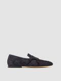 AIRTO 010 - Blaue Monk-Loafer aus Wildleder - thumb image 1,side view