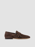 AIRTO 017 - Brown Suede Penny Loafers - thumb image 1,side view