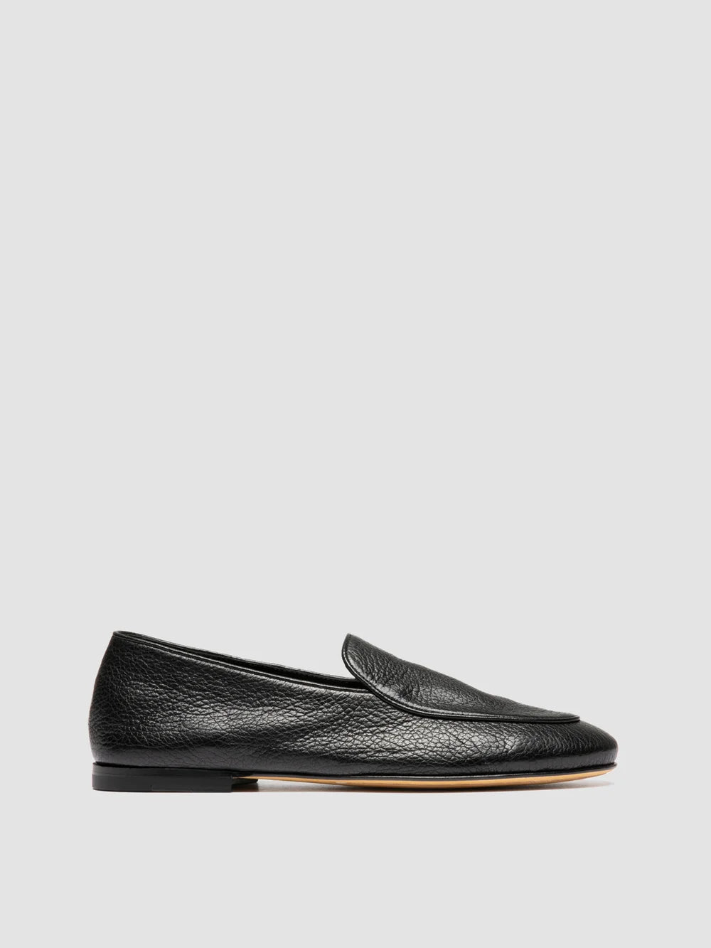 AIRTO 018 Schwarze Lederloafer - image 1,side view