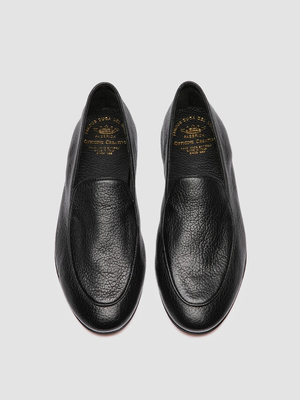 AIRTO 018 Schwarze Lederloafer - image 2,side view