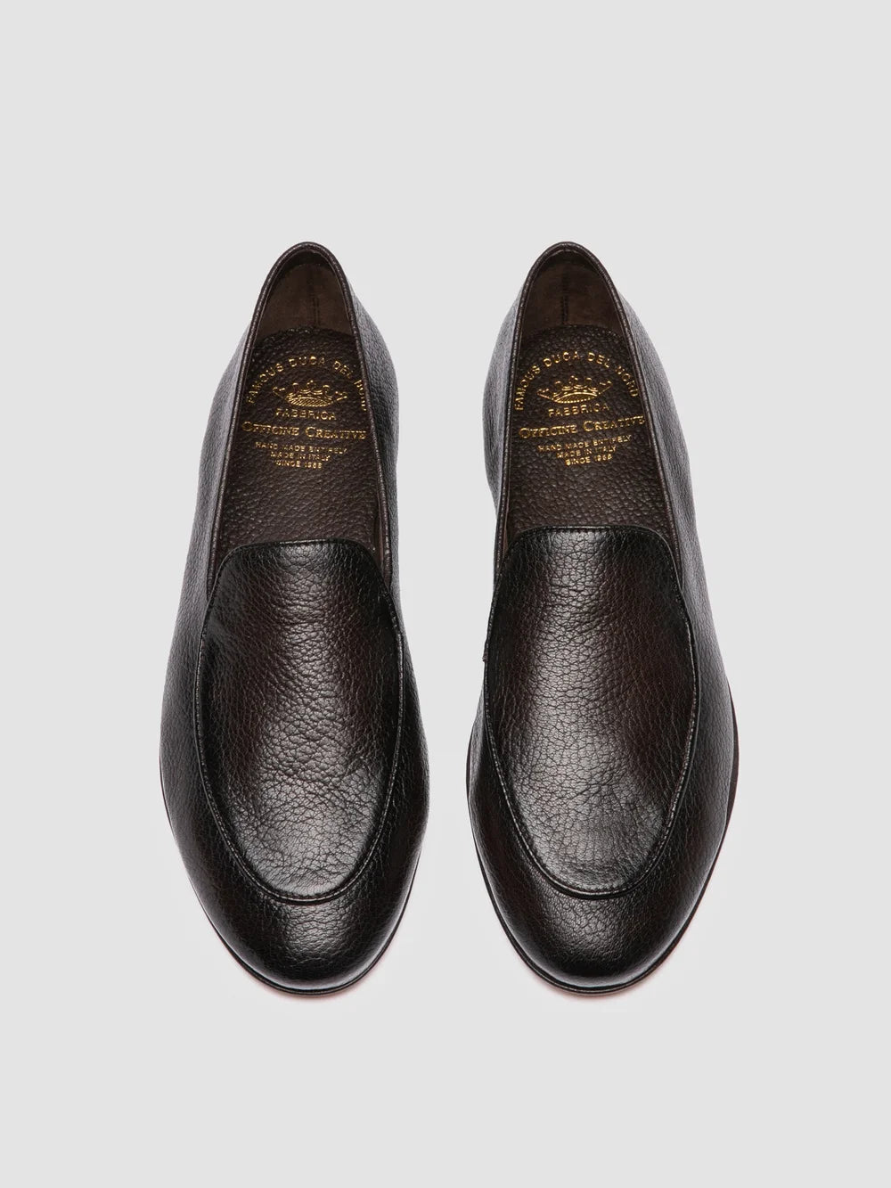 AIRTO 018 - Brown Leather Loafers - image 2,side view