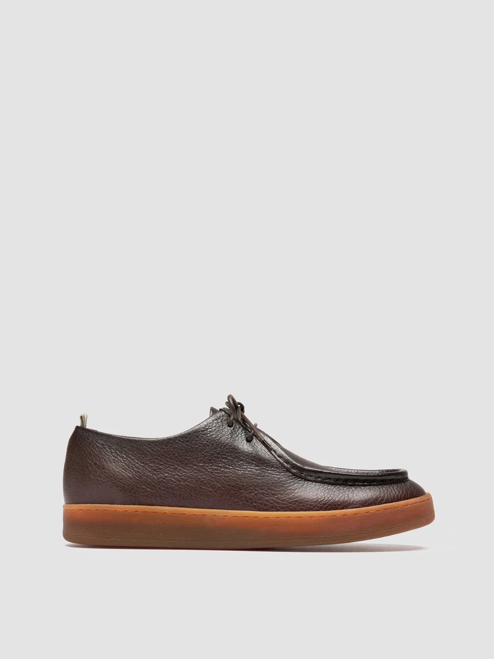 AMBRIE 003 - Brown Leather Derby shoes - image 1,side view