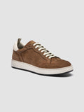 THE ANSWER 002 - Brown Leather and Suede Sneakers - thumb image 3,side view