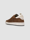 THE ANSWER 002 - Brown Leather and Suede Sneakers - thumb image 4,side view