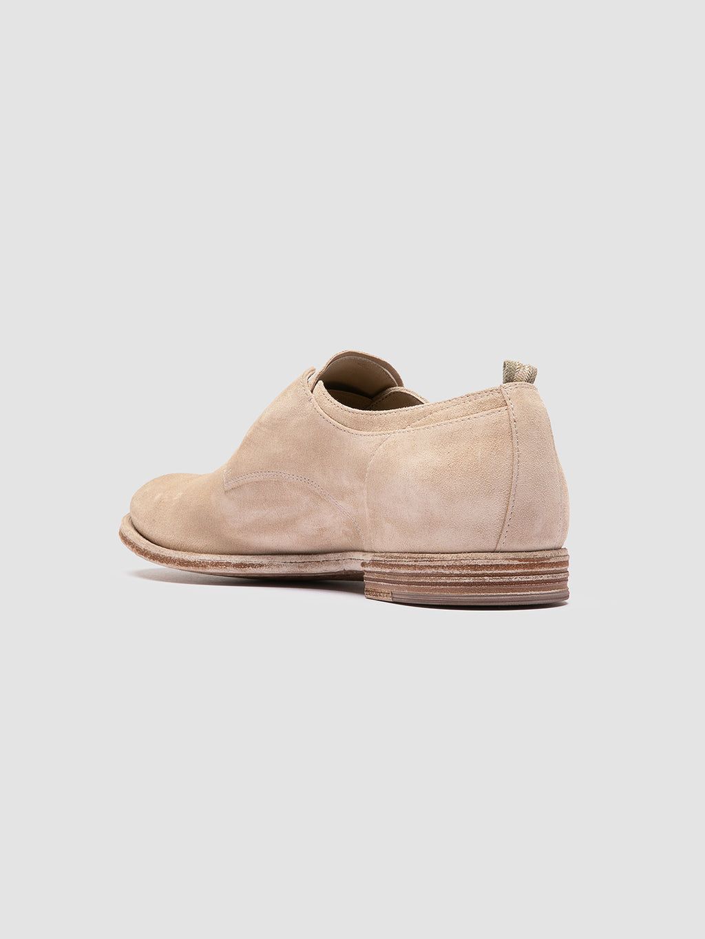 ARCHIVE 500 - Beige Suede Derby Shoes - image 4,side view