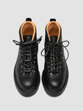 ARTIK FLEXI 002 - Black Leather Lace Up Boots - thumb image 2,side view
