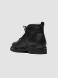 ARTIK FLEXI 002 - Black Leather Lace Up Boots - thumb image 4,side view