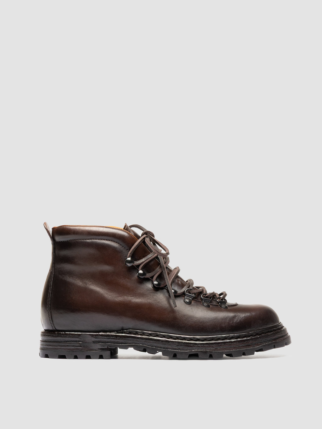 ARTIK 001 - Braune Schnürstiefel aus Leder - image 1,side view