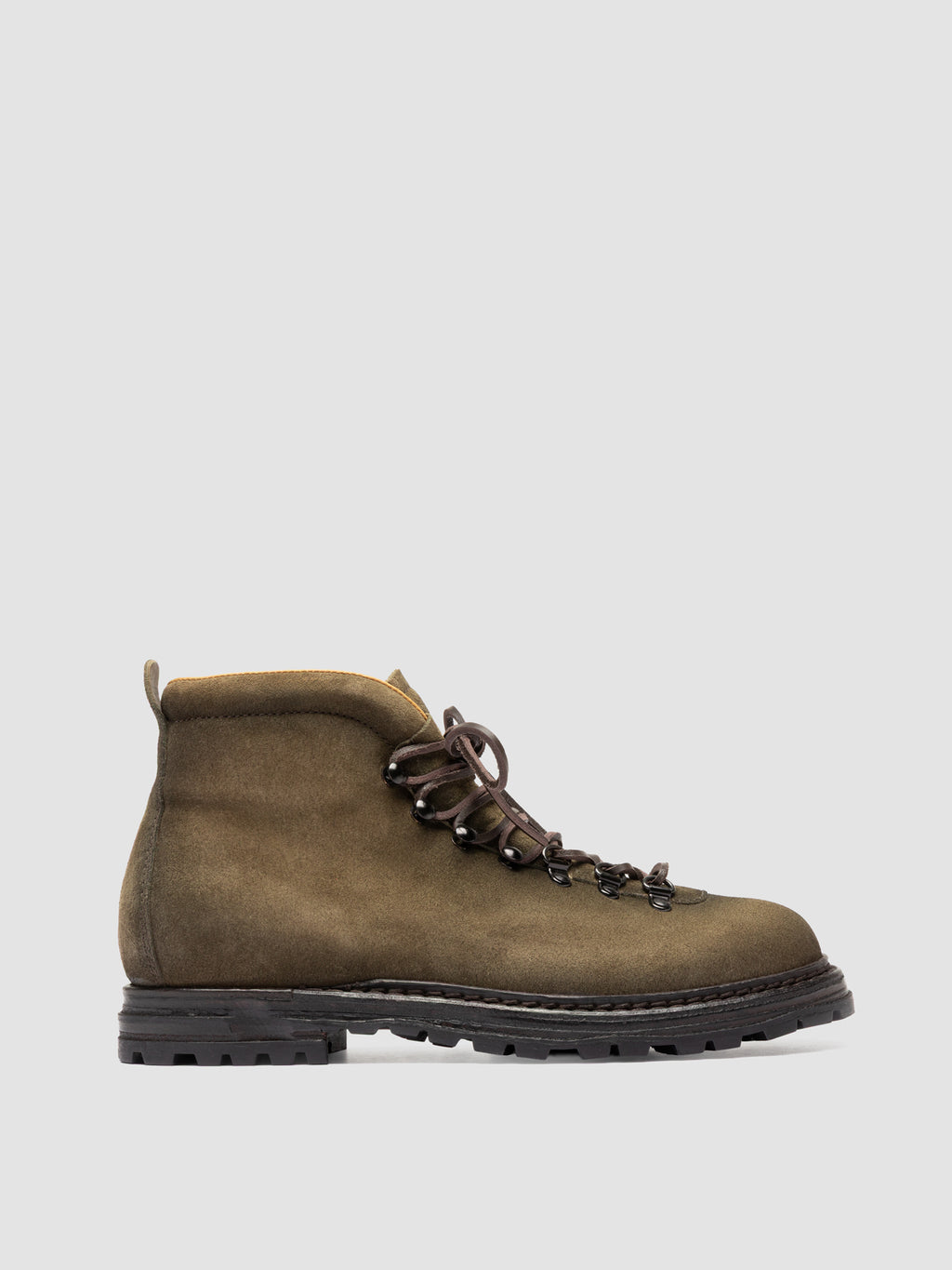 ARTIK 001 - Braune Schnürstiefel aus Wildleder - image 1,side view