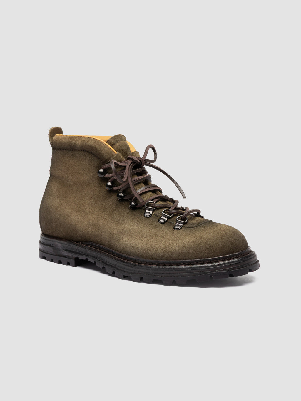 ARTIK 001 - Braune Schnürstiefel aus Wildleder - image 3,side view
