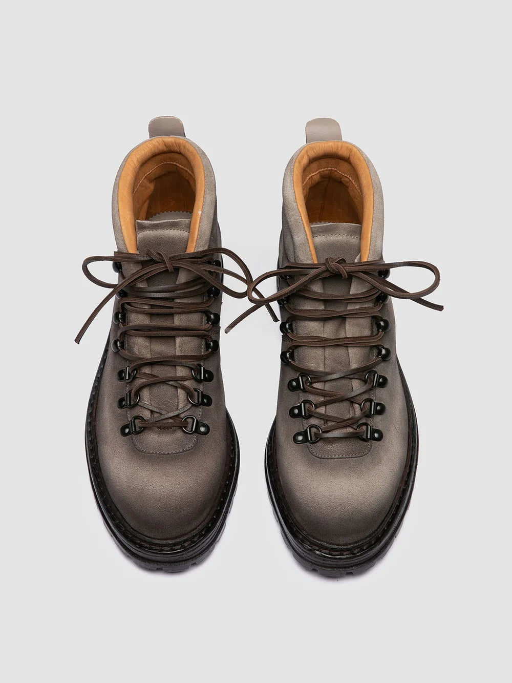 ARTIK 001 - Grey Suede Lace Up Boots - image 2,side view