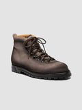 ARTIK 001 - Grey Suede Lace Up Boots - thumb image 3,side view