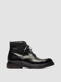 ASTON CREPE 004 - Schwarze Schnürstiefel aus Leder - thumb image 1,side view