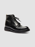 ASTON CREPE 004 - Schwarze Schnürstiefel aus Leder - thumb image 3,side view