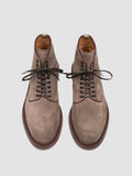 ASTON FLEXI 003 - Taupe Suede Lace Up Boots - thumb image 2,side view