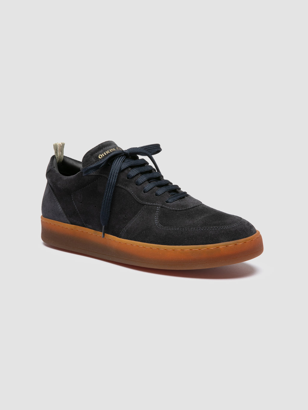 ASSET 001 - Blaue Sneakers aus Wildleder - image 3,side view