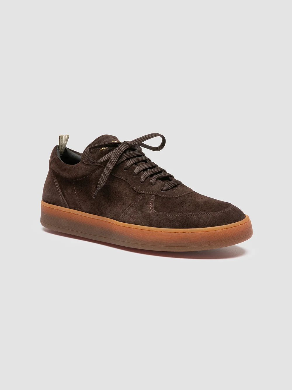 ASSET 001 - Braune Sneakers aus Wildleder - image 3,side view