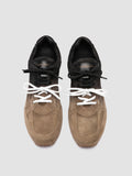 AWAY 004 - Taupe Suede Low-Top Sneakers - thumb image 2,side view