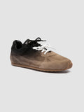 AWAY 004 - Taupe Suede Low-Top Sneakers - thumb image 3,side view